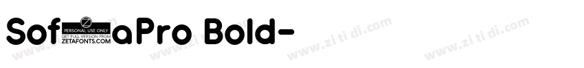 Sof1aPro Bold字体转换